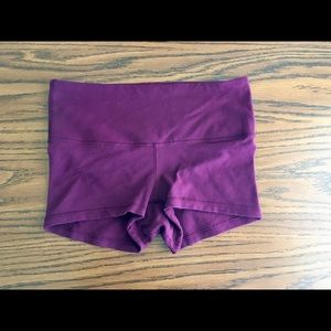 Maroon Lululemon Shorts